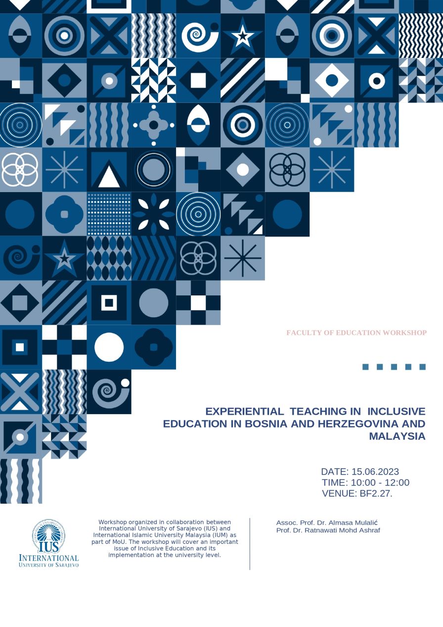 Experiential Teaching of Inclusive Education in Bosnia and Herzegovina and Malaysia