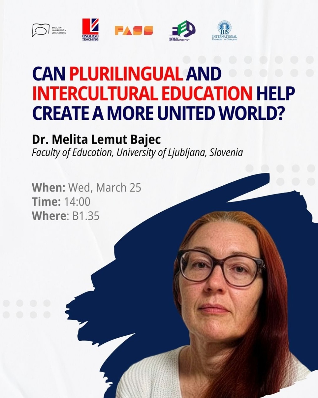 ELIT and ELT Lecture: Can plurilingual and intercultural education help create a more united world?