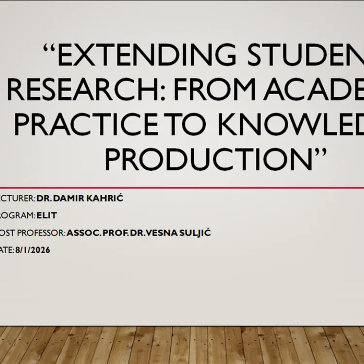 İngiliz Dili ve Edebiyatı Çalışmalarında Araştırmada Nitelik ve Yetkinliği Artırmak: Akademik Bilginin Aktif Üreticileri Olarak Öğrenciler